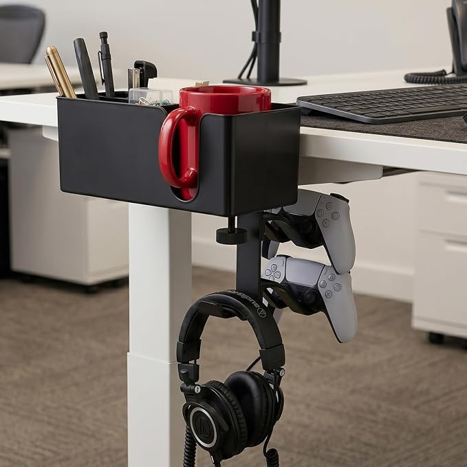 5 in 1 Desk Cup Holder Clamp, Detachable Pencil Holder - Image 9