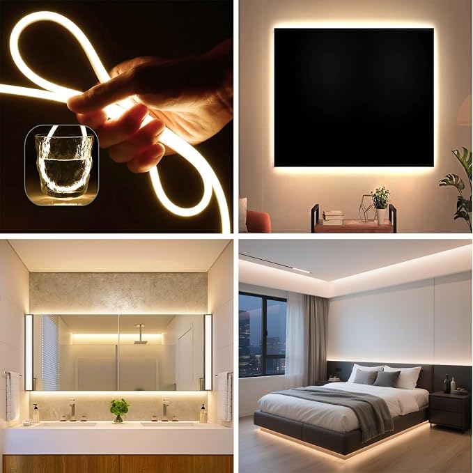 3.28FT Warm Neon Light Strip, 5V USB Led Strip Lights with Touch Controller, Flexible Neon Rope Lights for Bedroom, Party, Home Decor - Image 7