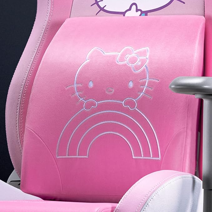 Razer Lumbar Cushion, Memory Foam Padding, Hello Kitty & Friends Edition | Lumbar Support for Gaming Chairs, Fully-Sculpted Lumbar Curve, Memory Foam Padding, Wrapped in Plush Velvet - Image 2