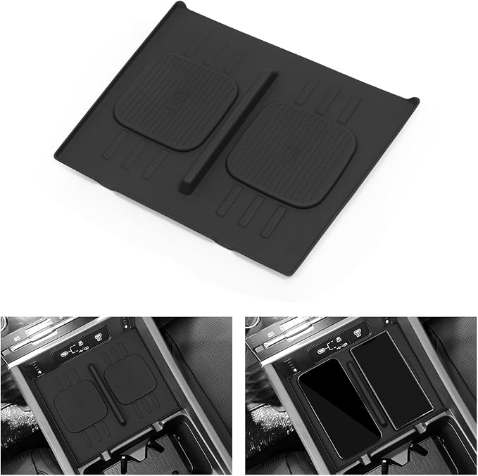 LUCKEASY Wireless Charger Mat for 2024 2025 2026 Hyundai Santa Fe by LUCKEASY