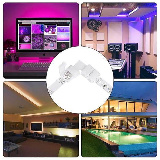 SUPERNIGHT 3528 2835 4 Pin 8mm LED Strip Connector Kit - Image 7