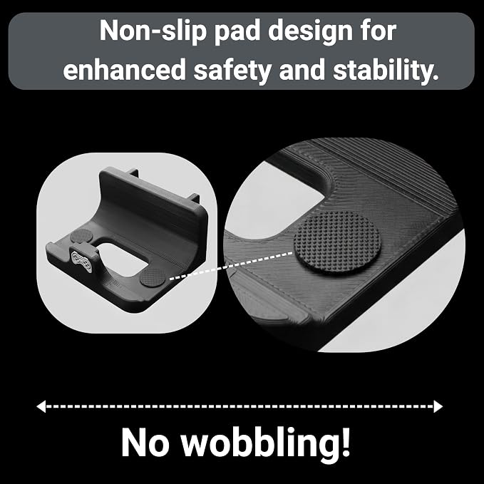 Pegboard Controller Holder Stand for Standard Oval Hole pegboard | Black Compatible with Xbox, Switch and ps Gamepad - Image 4