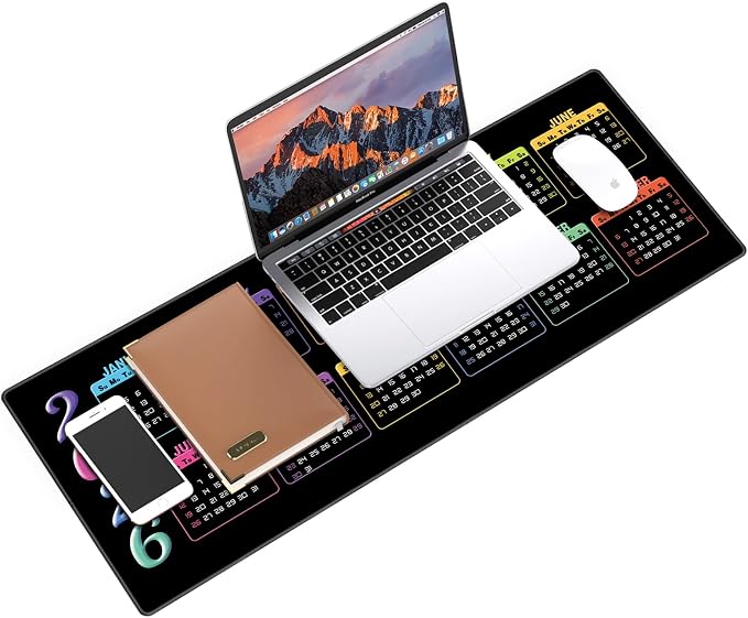 Galdas Gaming Mouse Pad XXL XL Large Long Extended Big Mousepad Non-Slip Rubber Keyboard Mouse Pad with Stitched Edges for Laptop Home Office (2026, 35.4 * 15.7) - Image 3