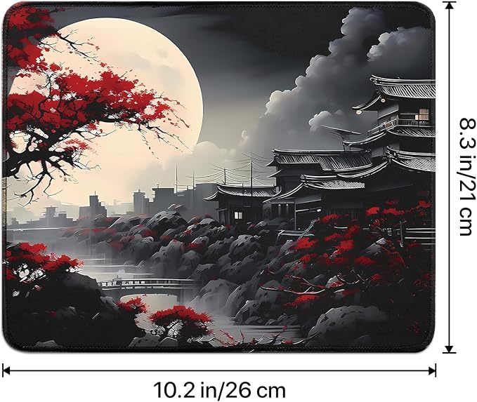 FreeNook Mouse Pad Gaming Mousepad,Small Mousepads for Keyboard and Mouse with Non-Slip Rubber Base,Suitable for School,Office,Home,10.2 x 8.3 Inch - Image 2