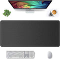 Auhoahsil Extended Mouse Pad, Large XXL Gaming Mouse Pad Desk Pad 35" X 15", Waterproof Desk Mat with Stitched Edges, Non-Slip Laptop Computer Wireless Mouse Keyboard Pad for Office and Gaming, Black by Auhoahsil