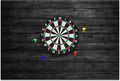 Hahafelt Felt Wood Grain Dart Board Wall Protectors Square Dart Board Backing Tiles Dartboard Backboard Cork Backboards Alternative by Hahafelt