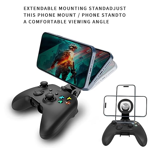 NBCP Xbox Controller Phone Mount - Gaming Phone Holder,MagSafe Phone Mount Magnetic for Xbox One & Xbox Series X|S Controllers - Image 5