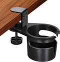 Desk Cup Holder Clamp, Anti-Spill Clip On Table Cup Holder Rotatable by MYITYARD