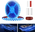 Boat Strip Lights Waterproof 16.4FT, 12v Blue Marine Pontoon Boat Lights by Vbakor