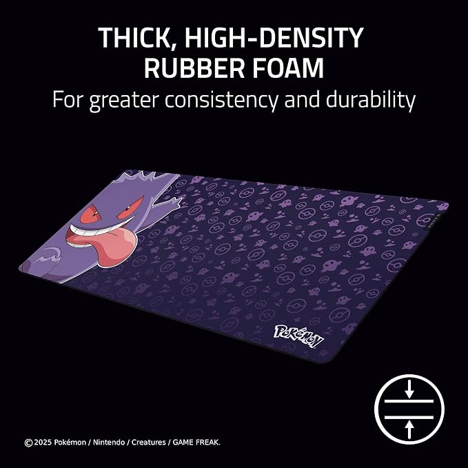Razer Gigantus V2 XXL Gaming Mouse Pad, Gengar Edition | Textured Micro-Weave Cloth Surface, Thick, High-Density Rubber Foam, Anti-Slip Base - Image 3