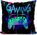 Gamer Room Decor For Boys,Game Room Decor,Gaming Room Decor,Gamer Pillow Cover 18x18,gaming pillow Cover,teen boy room decor game room couch,teenage boy room decor,boys room decorations for bedroom by Likjadjustfollowme