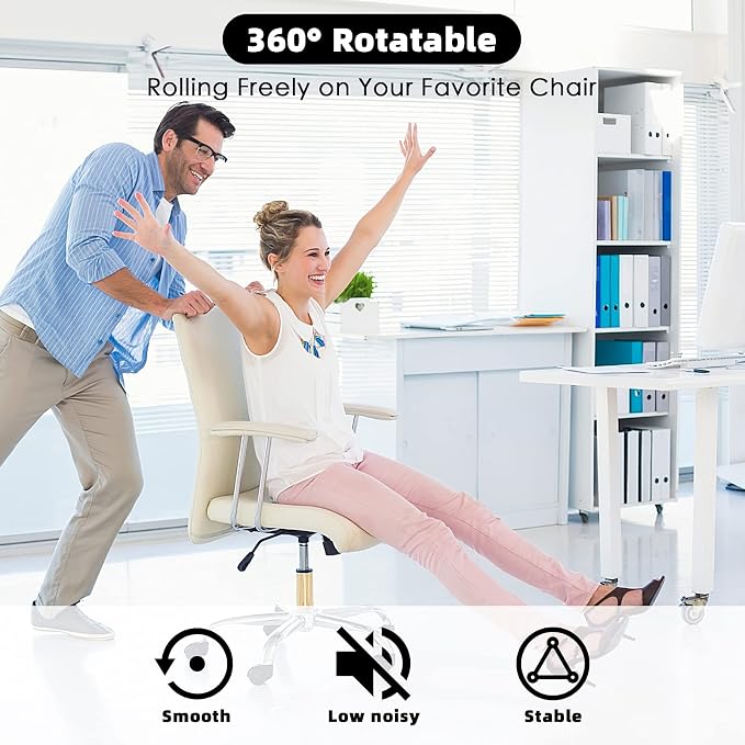 Omyoffice Adjustable Height Gas Lift Cylinder for Office Chairs, Universal Size, Heavy Duty, Gold | Heavy-Duty 1000 lbs, Hydraulic Pneumatic Gas Lift, Universal Fit Most Executive Gaming Desk Chairs - Image 5