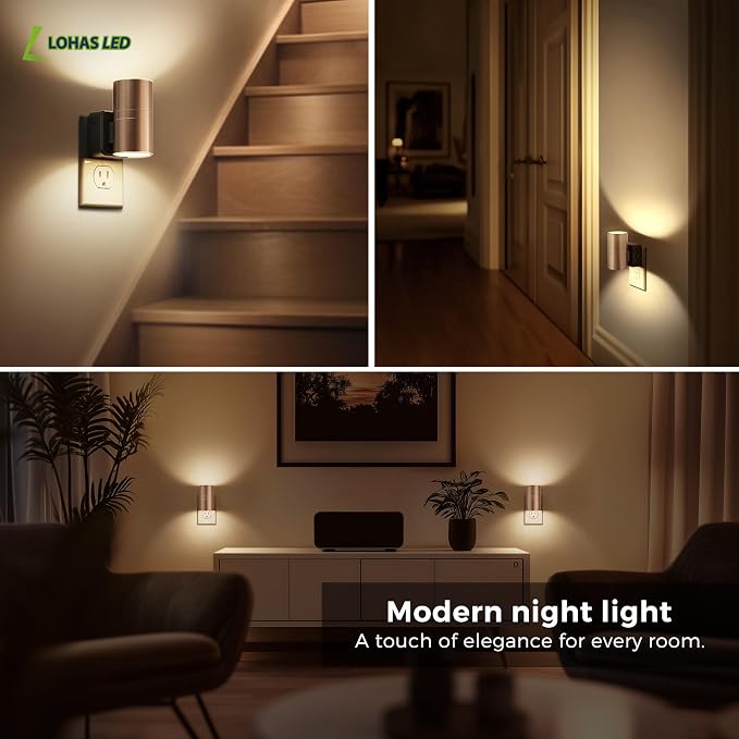 L LOHAS LED Night Light, 2 Pack Night Lights Plug into Wall - Image 7