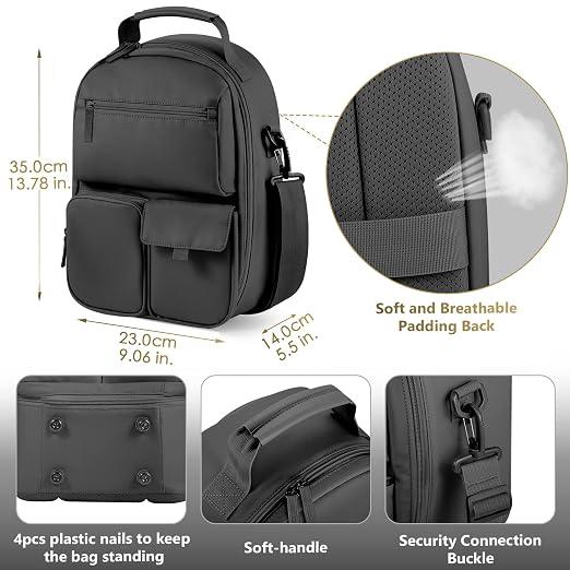FOREGOER Carrying Case for Meta Quest 3/Quest 3S/Oculus Quest 2, Hard Travel Storage Case Compatible with Oculus Quest 3 Headset, Quest Pro, Touch Controllers Accessories, VR All-in-One Gaming Headset - Image 4