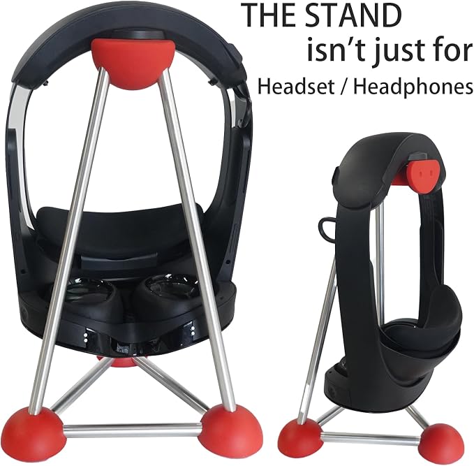 Headphone Stand, Desktop Headset Holder, Desk Earphone Stand, Gaming Headsets, for SteelSeries/Logitech/HyperX/Sony/Beats/Sennheiser/Anker/Xbox, and All Headphones. (red) - Image 4