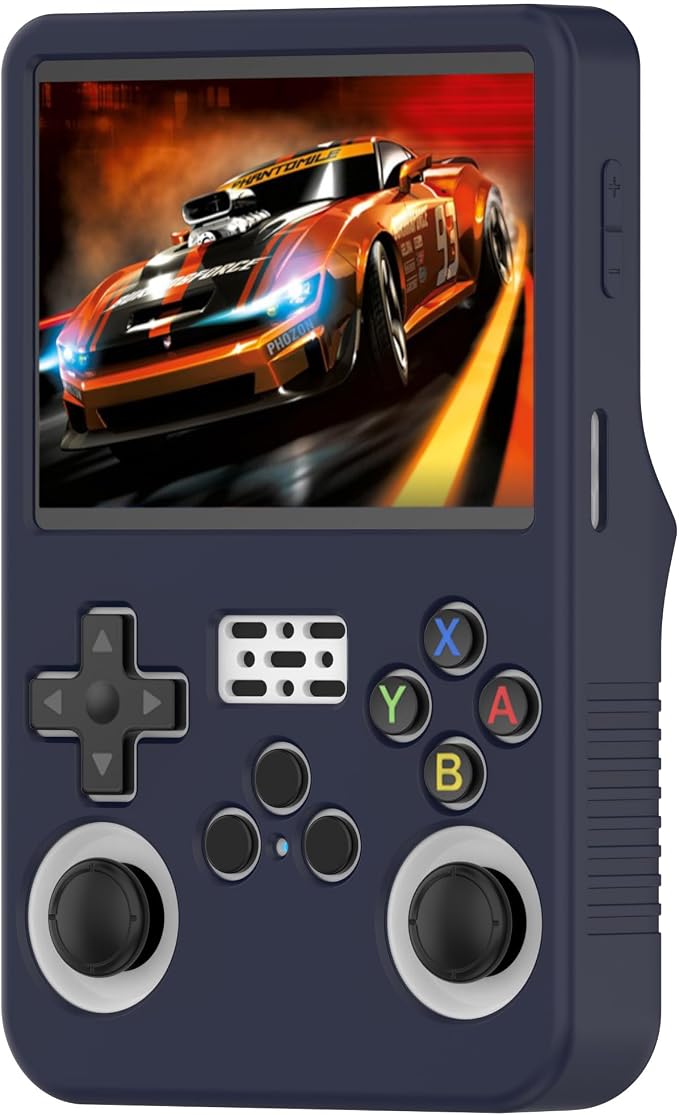 3 Pcs for R36S Handheld Gaming Console Open-Source Arcade Silicone Protective Case – Durable, Anti-Slip, Shockproof Sleeve for R36S Portable Game Console (3 Blue) - Image 4
