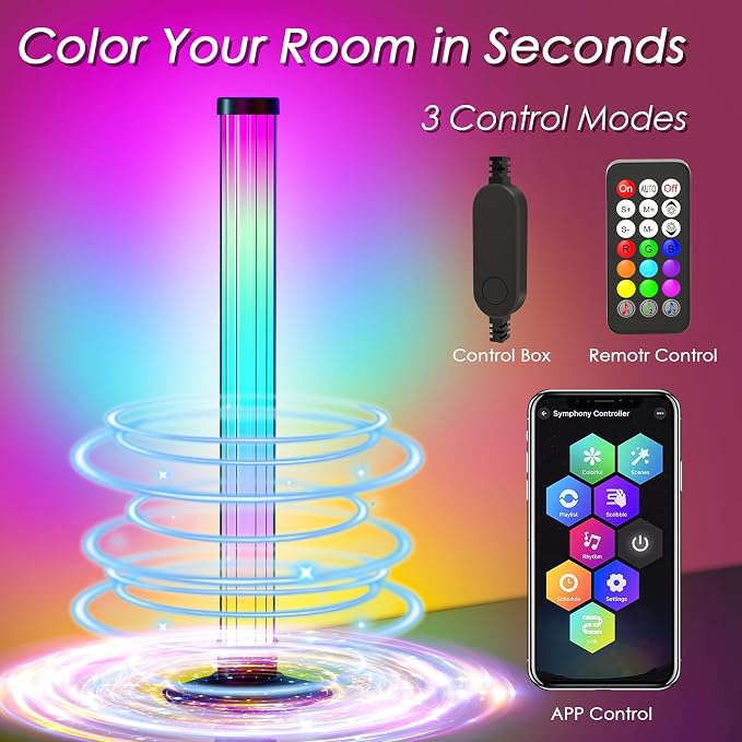 360° Smart Light Bar, RGB Light Bars, Crystal Ambient Mood Light, Backlight - Image 4
