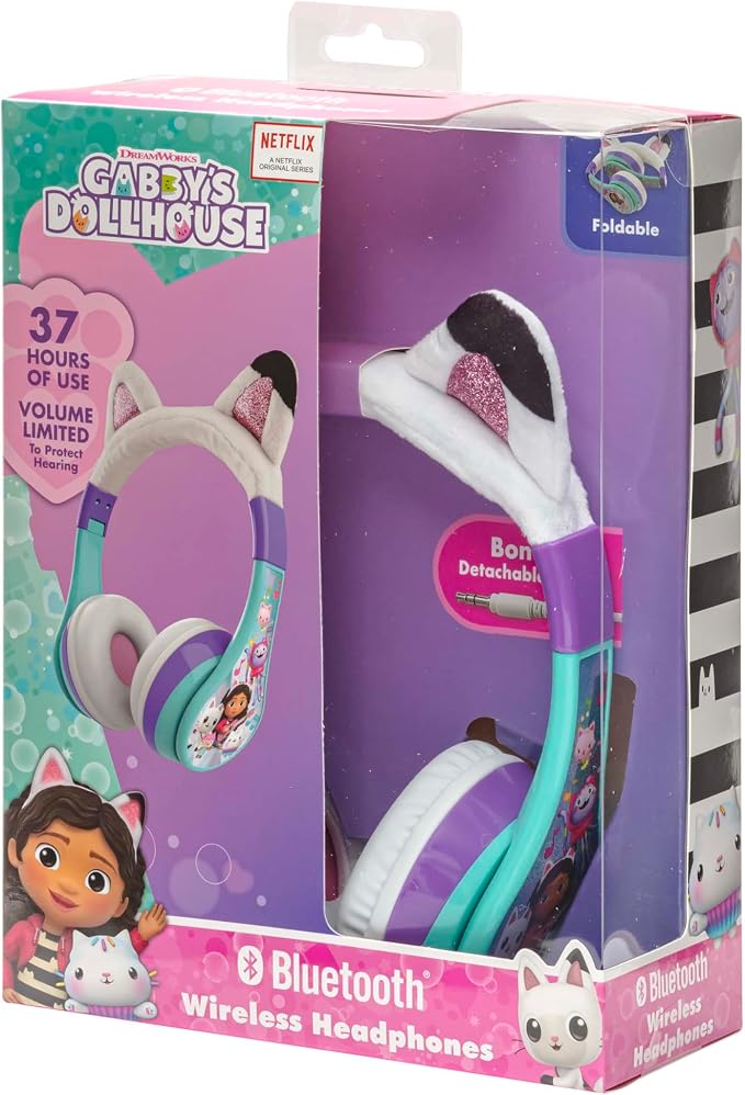Gabbys Dollhouse Bluetooth Headphones for Kids, Wireless Headphones - Image 7