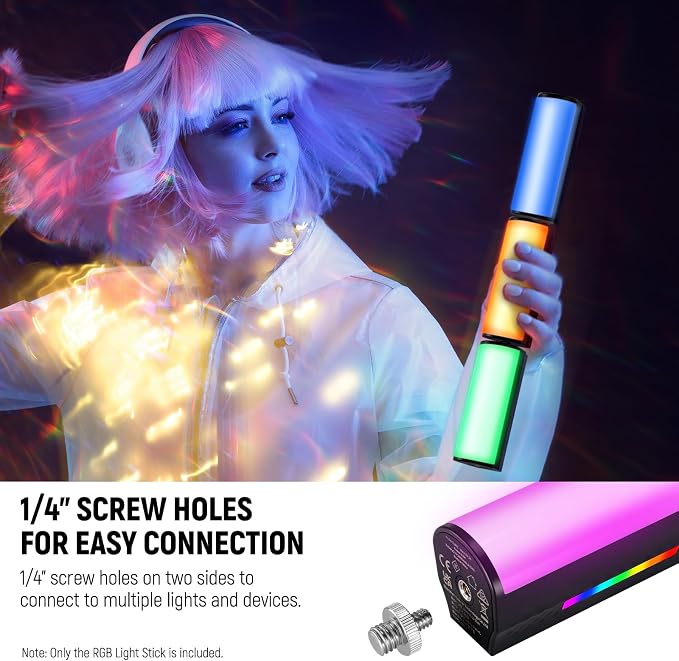 NEEWER TL97C Magnetic Handheld Light Wand with App Control - Image 7
