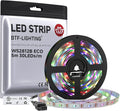 BTF-LIGHTING WS2812B ECO RGB LED Strip,UL Listed,Individually Addressable,16.4FT 30LED/m 150Pixel DC5V 5050SMD,Alloy Wire Flexible for DIY Chasing Color Project IP67(No Adapter or Controller) by BTF-LIGHTING