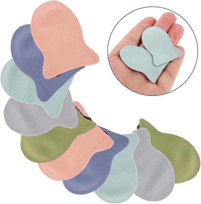 10 Pairs Gaming Finger Sleeves and Breathable Thumb Covers for Mobile and Pc, Sweatproof Touchscreen Gloves for Competitive Esports, Gray Blue Green Pink Assorted Colors - Image 8