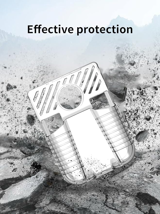 Case for RG406V Retro Gaming Console,BOVUGAC Fully Wrap TPU Soft Protective Shockproof Cover for ANBERNIC RG406V Handheld Game Consoles-Clear - Image 4
