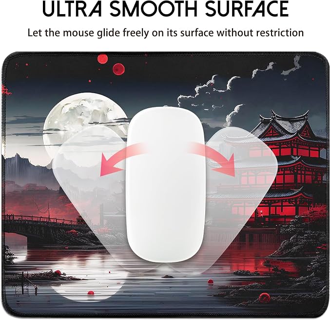 FreeNook Mouse Pad Gaming Mousepad,Small Mousepad for Keyboard and Mouse with Non-Slip Rubber Base,Suitable for School,Office,Home,10.2 x 8.3 Inch - Image 5