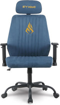 Symino Office Chair Ergonomic with 109° Rocking Function, Breathable Suede Fabric, Integrated Lumbar Support, Adjustable Headrest & Armrests, Swivel Desk Chair by Unknown