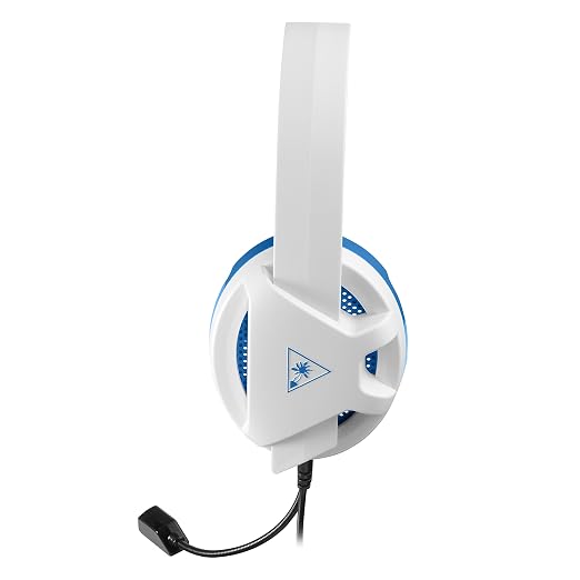 Turtle Beach Recon Chat PlayStation Headset – PS5, PS4, Xbox Series X, Xbox Series S, Xbox One, Mobile & PC with 3.5mm – Glasses Friendly, High-Sensitivity Mic, White - Image 3