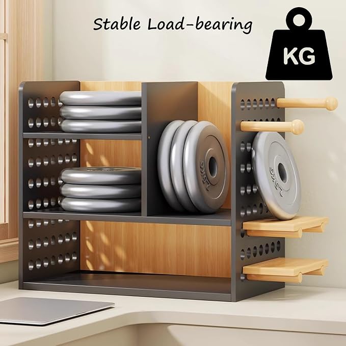 Desk Pegboard Gaming Pegboard Standing Pegboard, Desktop Organizer Office Storage Rack with Accessories, Desktop Display Rack for Dorm Office(30 * 39cm) - Image 3