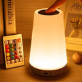 Auxmir Rechargeable Night Light, 13-Color Remote Control Lamp, Dark Brown by Auxmir