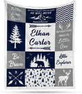 Ship Next Day, Personalized Baby Blankets - Printed in USA, Custom Name Blanket, Baby Blanket with Name, Ultra-Soft Cozy Fleece Blankets, Gifts for Baby Newborn Toddlers Boys & Girls Kids by Unknown