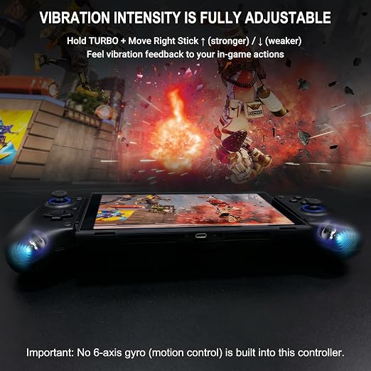 Joso Wireless Game Controller for iPhone/iPad/Android, Phone Controller for Android/iOS/Switch with Hall Effect Triggers, 2 Programmable Back Buttons, Dual Vibration & Turbo, Support Phone Case - Image 8