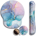 Mouse Pad and Keyboard Wrist Rest Support,Ergonomic Mouse Pad Set by Wiabsi