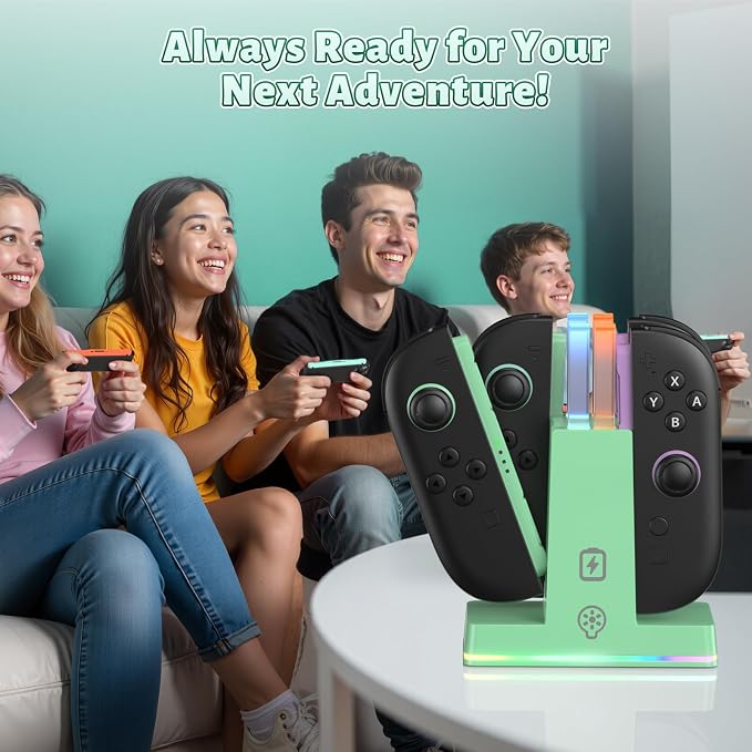FASTSNAIL Switch 2 Controller Charger Dock for Nintendo Switch 2 for JoyCon - Image 8