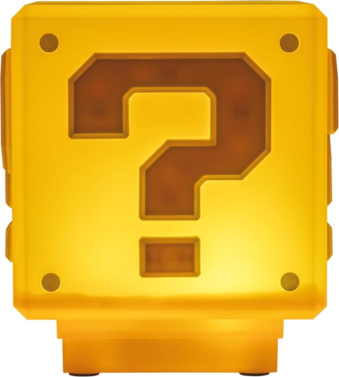 Paladone Super Mario Mini Question Block Light - Officially Licensed Super Mario Bros. Merchandise, Bedroom or Game Room Decor, Retro Gamer Gift, Battery Powered - Image 9