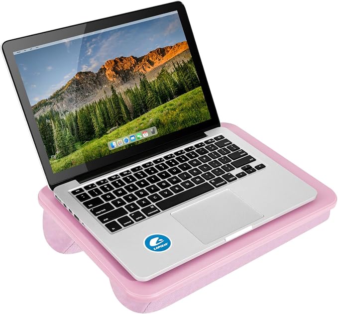 LAPGEAR Compact Lap Desk – Rose Quartz, Fits 14" Laptops - Image 7