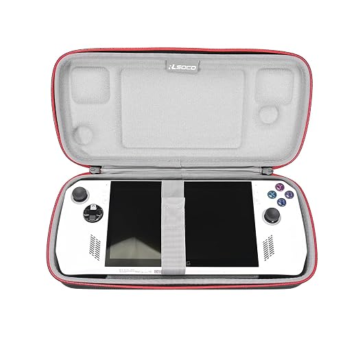 RLSOCO Carrying Case for ASUS ROG Ally 7" 120Hz Gaming Handheld & Accessories Fits the Portable Console, Console Base, Charger, Charging Cable, etc. (Case Only) by RLSOCO