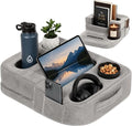 Couch Cup Holder Pillow for Sofa and Bed, 5 Pocket Drink Holder Caddy for Phone, Remote, Tablet and Game Controller, Spill Resistant Cup Holder for Couch, Car, RV and Camping by Unknown