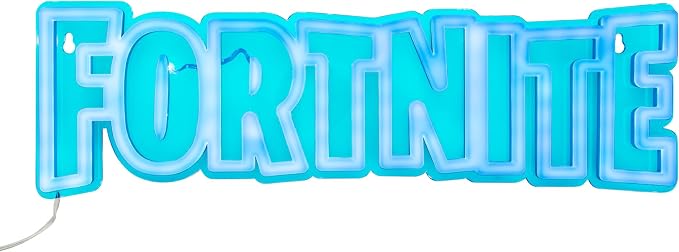 Fortnite Logo LED Neon Wall Light, Officially Licensed Gaming Lamp with Power Cord for Home, Bedroom, Living Space Decor, Gift for Boys | Paladone by Paladone