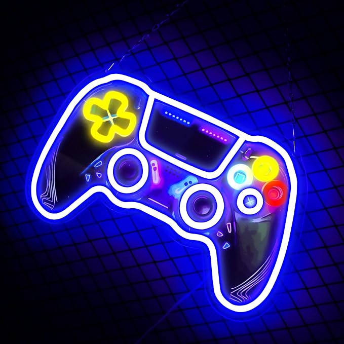 Game Room Neon Sign,Game Neon Lights Wall Decor for Internet Cafe, Gaming Room, Man cave, Bedroom Gift Art for Boys Girls Fans Gamer-15.8 x 10 IN-USB Powered-Acrylic - Image 5