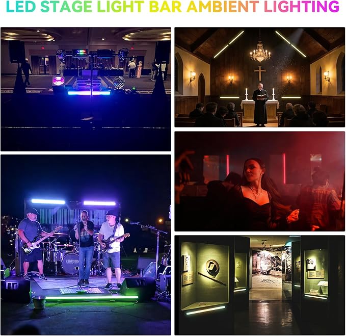 40" 60W 144LED Stage Wash Light Bar for Party - Image 9