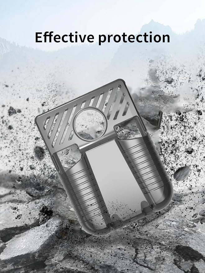 Case for RG406V Retro Gaming Console,BOVUGAC Fully Wrap TPU Soft Protective Shockproof Cover for ANBERNIC RG406V Handheld Game Consoles-Clear Black - Image 4