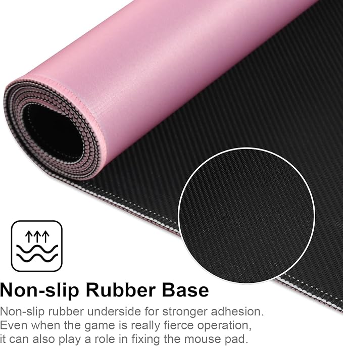 XXL Gaming Mouse Pad 35.4x15.7 Professional Large Mouse Pad & Computer Game Mouse Mat-90x40 Pinkus - Image 3