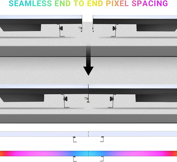 LED Stage Light Bar for DJ Party 2Pack - Image 3