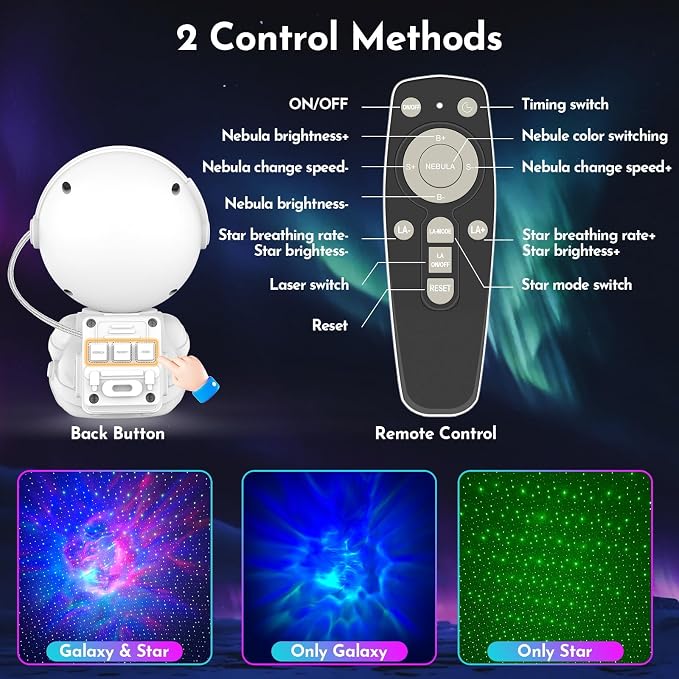Astronaut Galaxy Projector for Bedroom Decor Birthday Gifts - Image 8