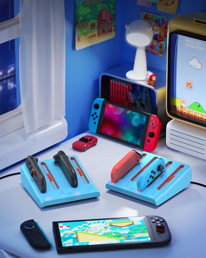FASTSNAIL Switch Controller Charger for Nintendo Switch 2/1/OLED for JoyCon - Image 7