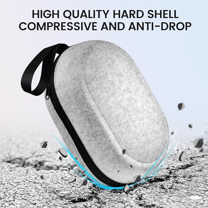 BnLnHOGVR VR Carrying Case for Meta Quest 3S/3/2, Steam Fream, Elite Strap - Image 6