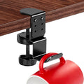 MYITYARD Clamp Mug Hooks Under Desk, Clip On Hook Cup Holder by MYITYARD