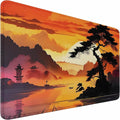 Mouse Pad Gaming, 31.5x15.7 inch Large Extended Computer Keyboard Mouse Mat, Water Resist Non-Slip Mousepad Rubber Base Long XXL Mouse Pad for Work & Gaming, Office & Home, Sunset by Naukay